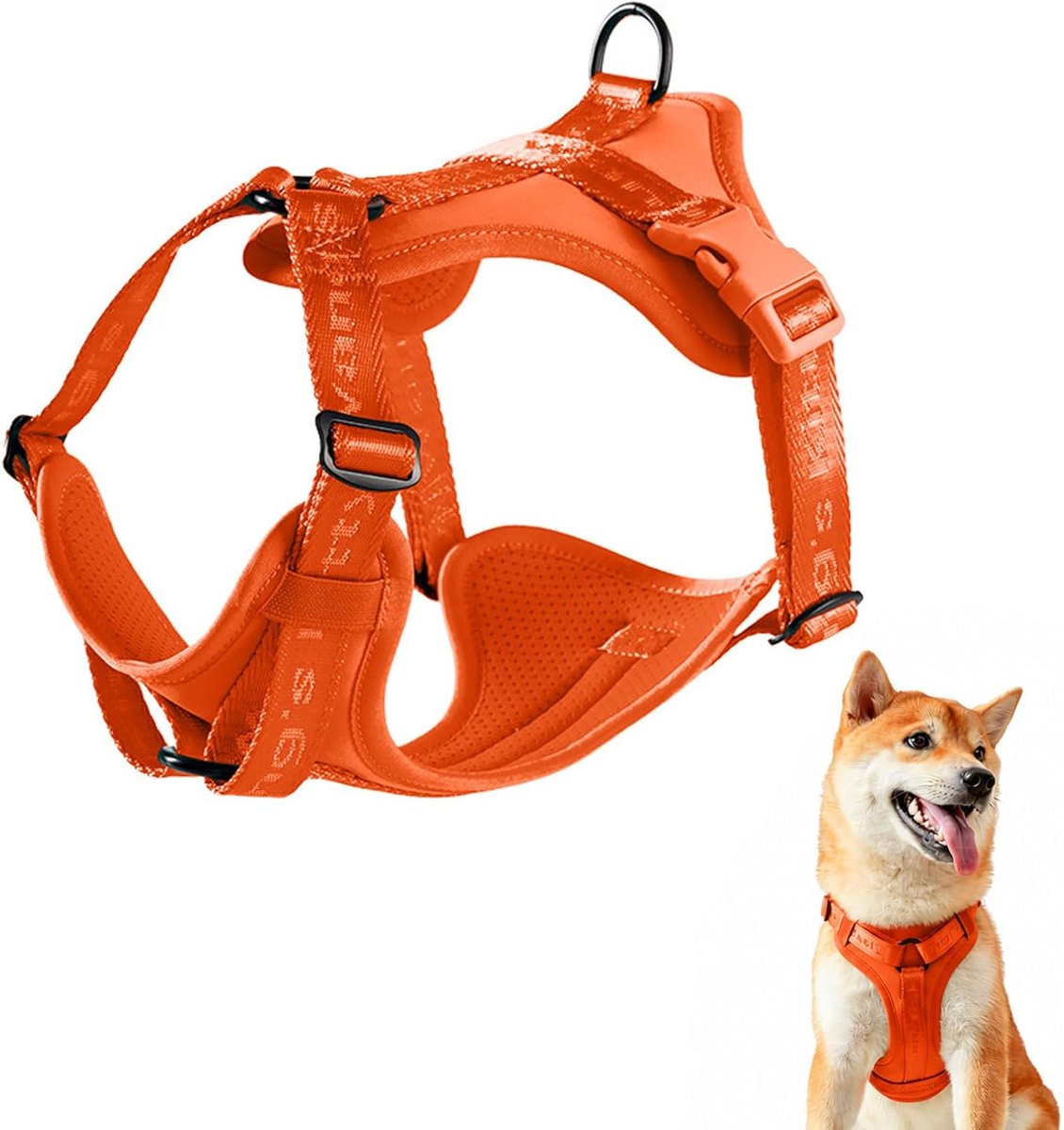 Hondentuigje M - ademend - trekvrij design - comfortabel voor dagelijkse wandelingen - ShopVlot