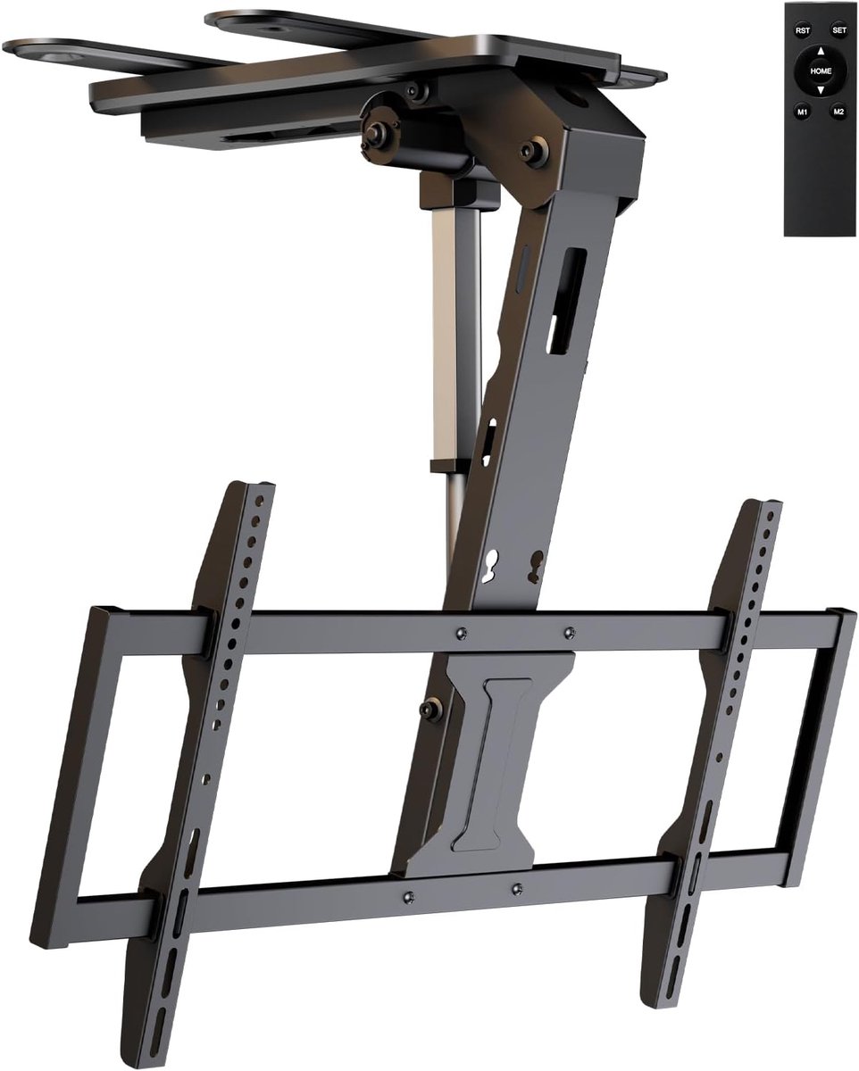 Motorized TV plafondbeugel 37-86 inch - Elektrische beugel - Maximaal 45 kg - ShopVlot