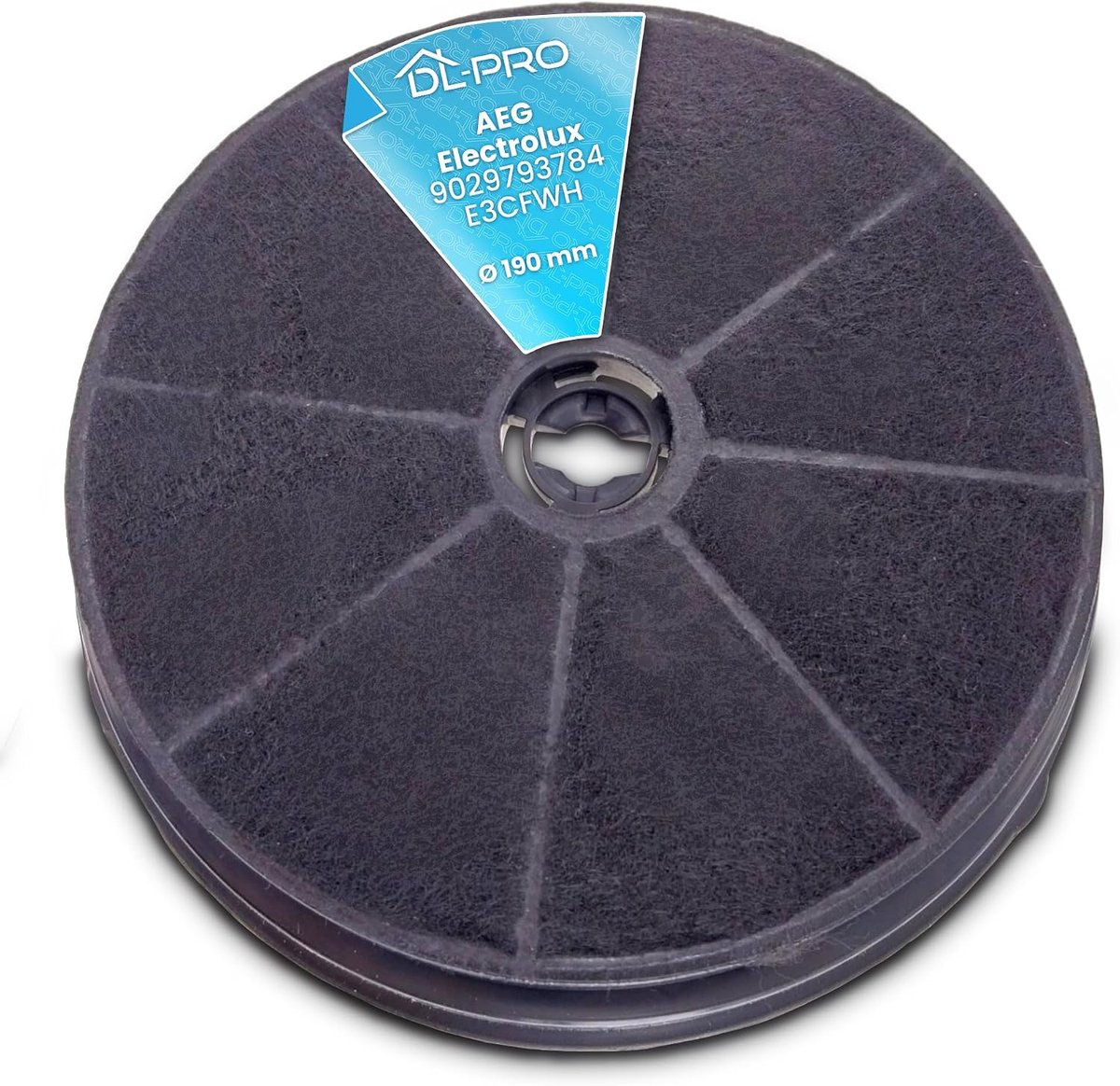 Actieve koolfilter afzuigkap - rond 190 mm - geschikt voor AEG en meer - verbeterde luchtkwaliteit - ShopVlot