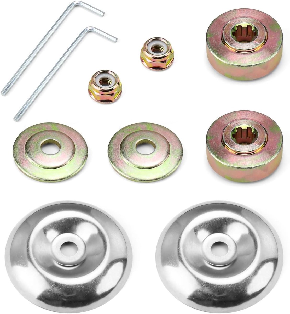 10-delige Accessoireset voor Grasmaaiers - Zilver - Voor Bosmaaiers en Grastrimmers - Hoogwaardig, Robuust en Duurzaam