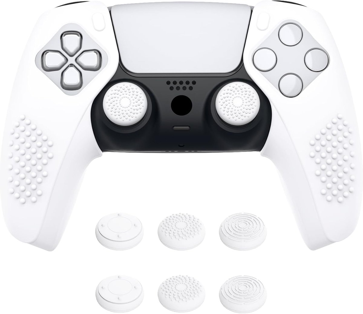Protectieve hoes voor ps5 - ergonomisch zacht - antislip siliconen met duimgrip - veilig en stijlvol - ShopVlot