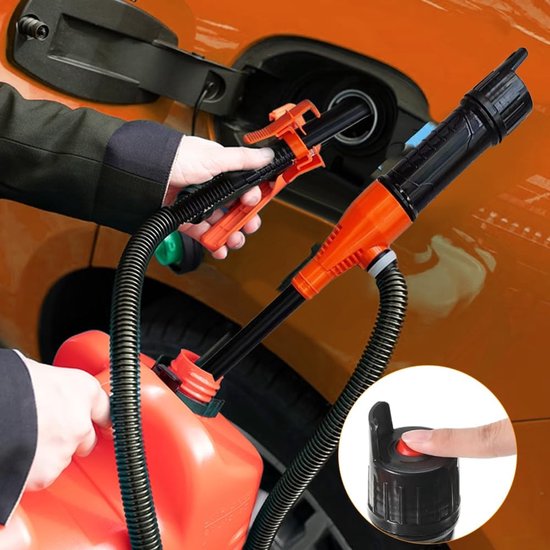Elektrische Brandstofpomp voor Jerrycan - Draagbare Vloeistofoverdrachtspomp, Diesel Siphon en Automatische Barrelpomp, 2.4 GPM voor Efficiënt Overdragen van Vloeistoffen — afbeelding 5