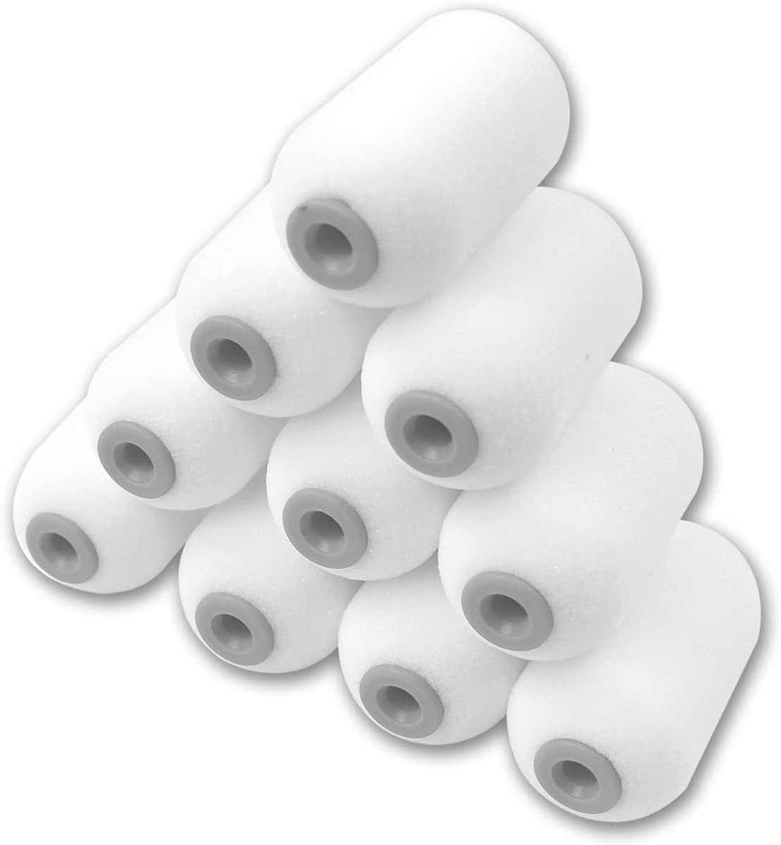 ROLLINGDOG 2 Inch Mini Rollers for Painting (Pack of 10) - Roller Sleeves,High Density Foam,High Gloss Coating,Smooth - ShopVlot
