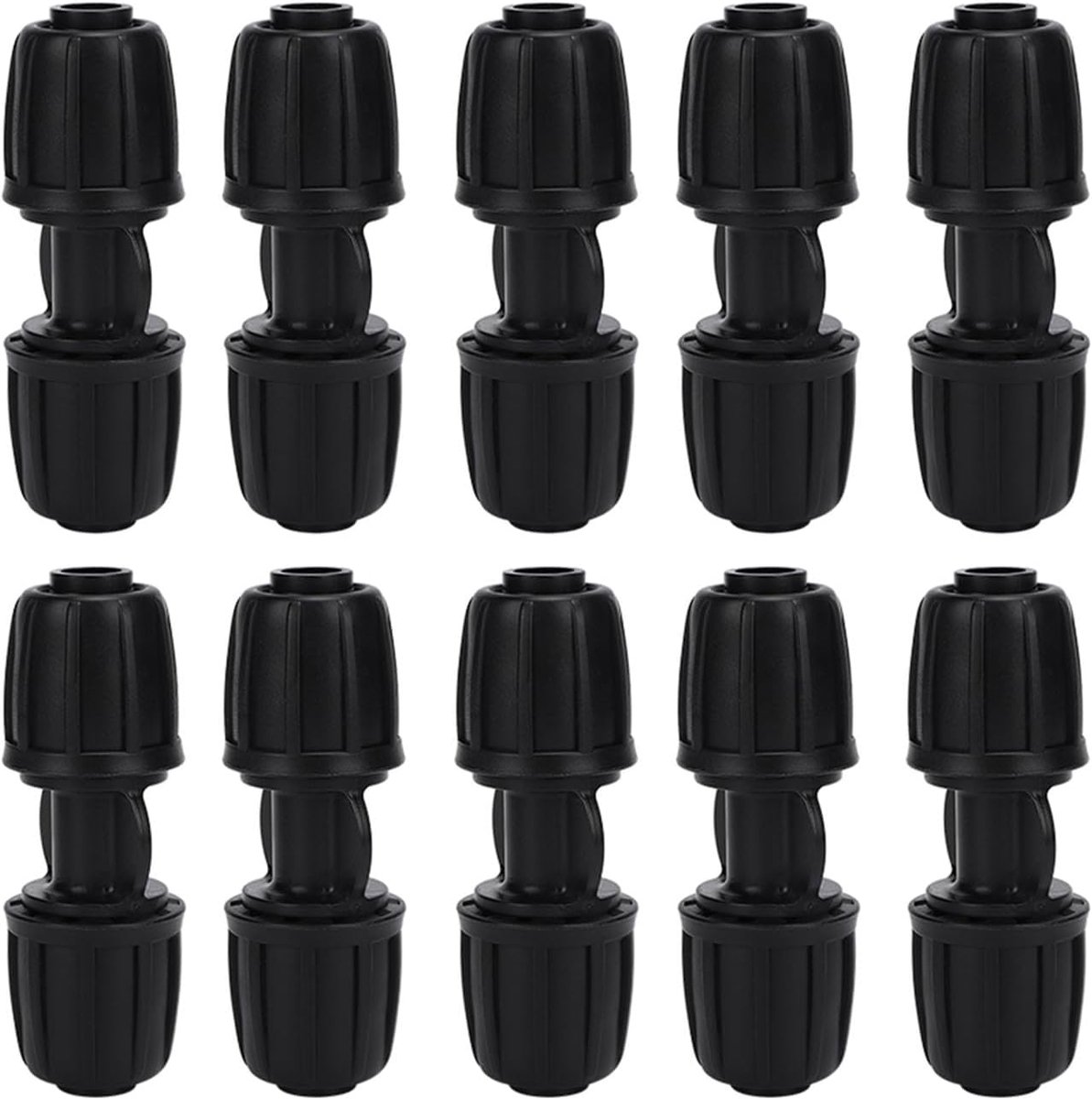 10 stuks rechte irrigatiewateraansluiting, 16 mm druppelirrigatieconnector, Micro Drip slangconnector voor tuin, gazon - ShopVlot