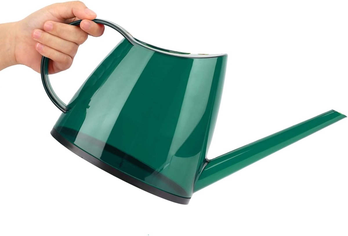 Long Spout Watering Can Indoor Plants Watering Can Fashion Garden Flower Bonsai Sprayer Indoor Outdoor 1.2L (Green) - ShopVlot