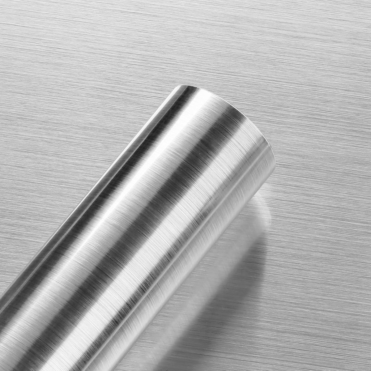 Self Adhesive Silver Wallpaper for Kitchen Worktop Vinyl Covering Silver Sticky Backing Wallpaper Vinyl Wrap for - ShopVlot