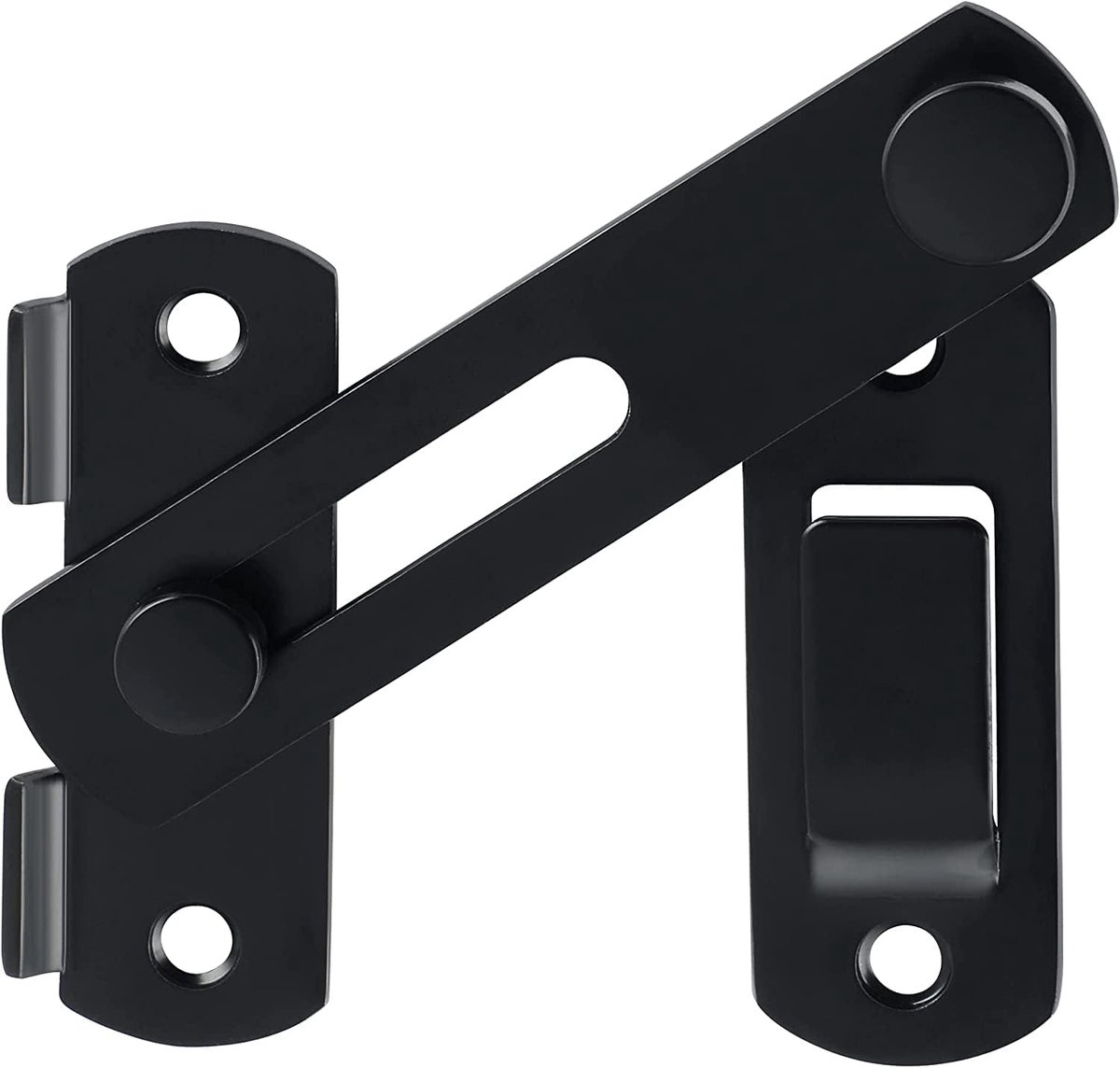 Flip Sliding Barn Door Lock, Stainless Steel Door Bolt Latch Buckle, Screen Door Stopper Lock Hook Eye Lock Gate Lock - ShopVlot