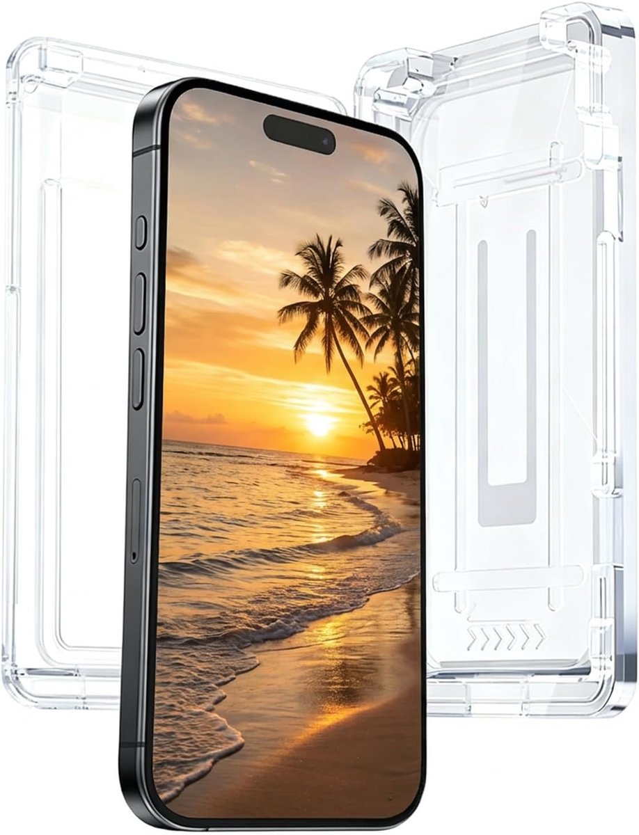 GOOGO Beschermglas voor iPhone 16 Pro Max met inkijkbescherming, met montagehulp - ShopVlot