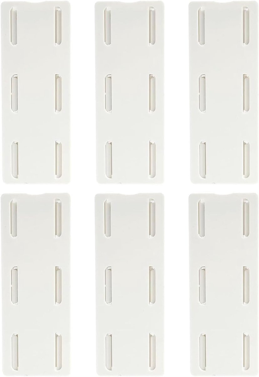YANGWEN 6PCS Self Adhesive Power Strip Holder, Punch-Free Socket Holder Power Strip Holder Wall Mount Plug-in Socket - ShopVlot