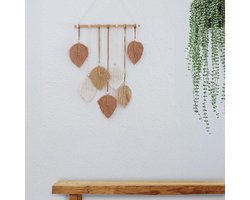 deccaro Macrame Tapestry Bar, Ochre, 40 x 82 cm - ShopVlot