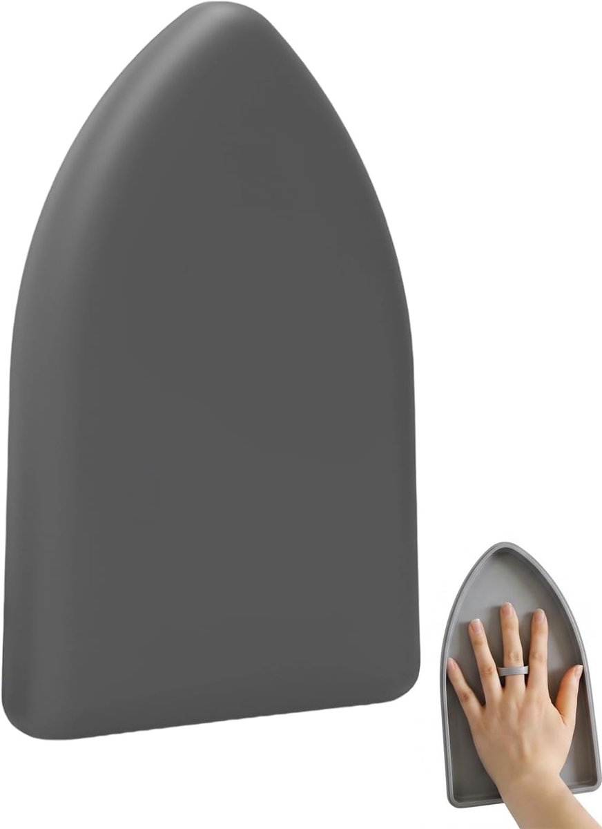 Mini-strijkplank van ABS, 1 stuks, grijs, compacte handstrijkplank & mouwstrijkplank, hittebestendig en - ShopVlot