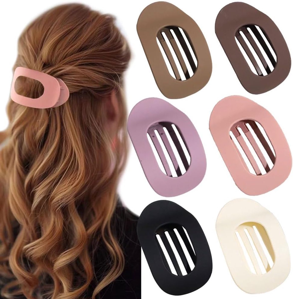 Haarspelden Set - Klemmen Accessoires - Haar Stylen - Antislip Systeem - 9.7 x 6 cm - Geleverd in diverse kleuren