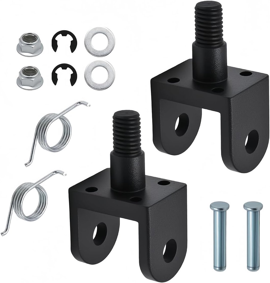 Voet Pegs houder 2pcs - CNC aluminium klemmen - zwart - voor X160 X260 vervanging - ShopVlot