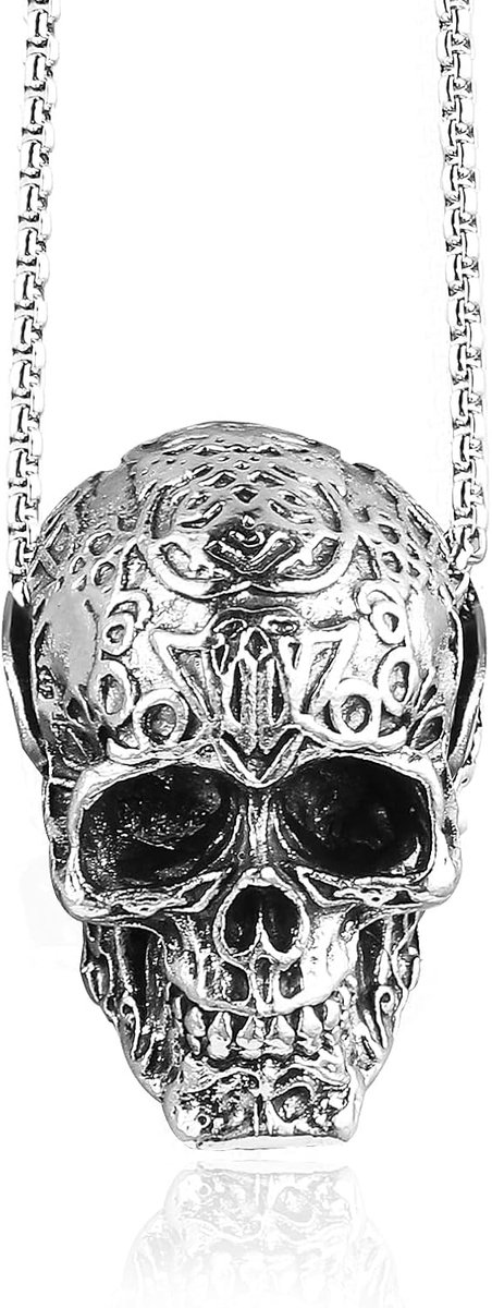 Halloween decoratie - schedel vorm - auto hang ornament - brengt feestelijke sfeer - ShopVlot