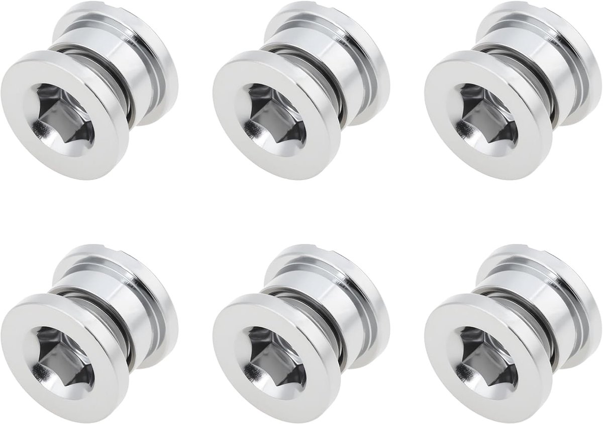 Fiets derailleur haak schroeven 6pcs - Staal - Voor mountain en standaard fietsen - Duurzame bevestiging - ShopVlot