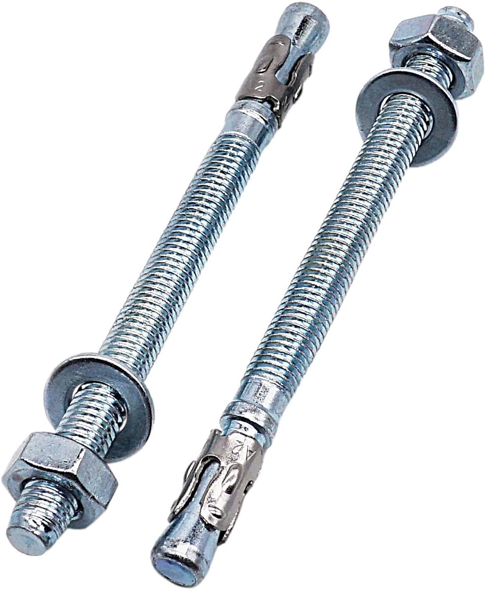 Wedge anchors M10 x 130 mm - Gegalvaniseerd - 10 stuks - Voor stevige bevestiging in beton - ShopVlot