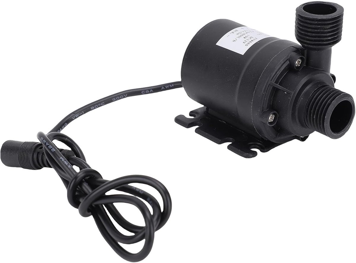 Waterpomp 12V Hoogdruk - Stille pomp - 800L/h met 5m opvoerhoogte - Ideaal voor zwembad - ShopVlot