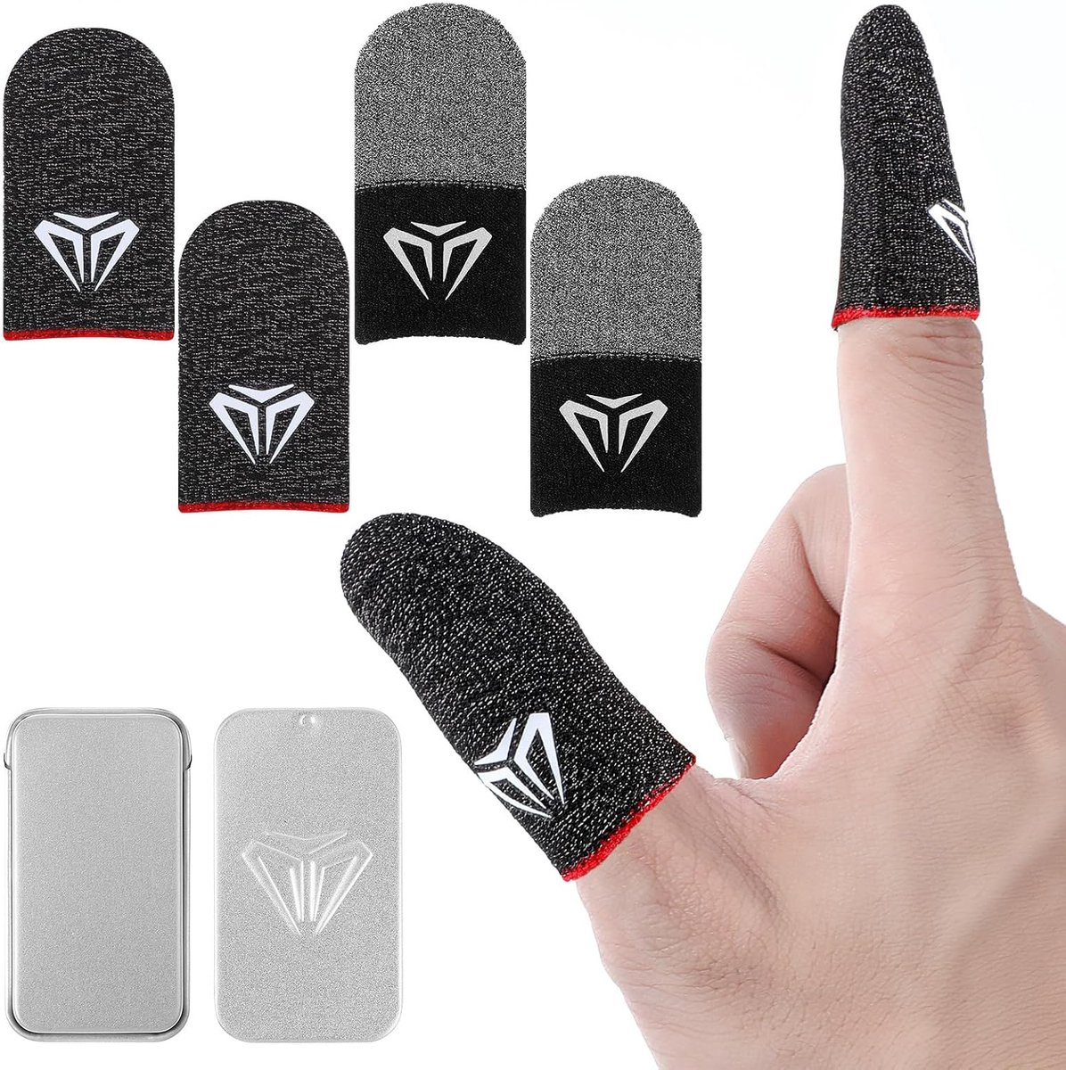 Duimbescherming voor mobiele telefoons - dun - zilvervezel - zweetafstotend voor gamers - ShopVlot