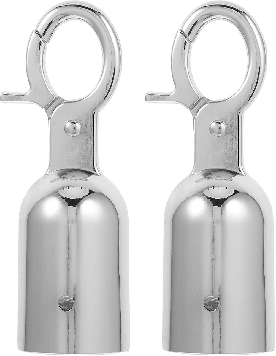 Kabelstopper set van 2 - Roestvrij staal - Weerbestendig - Voor buitengebruik - ShopVlot
