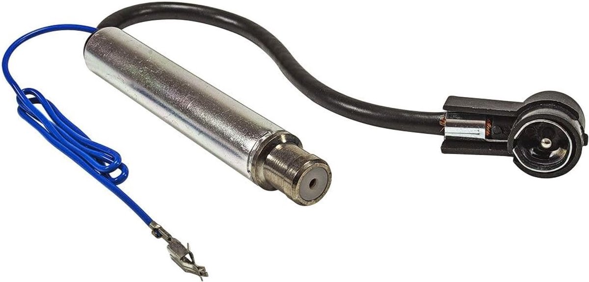 Antenneadapter met phantom power - ISO naar 50 ohm plug - Voor Audi, Seat, Skoda, VW tot 2005 - ShopVlot