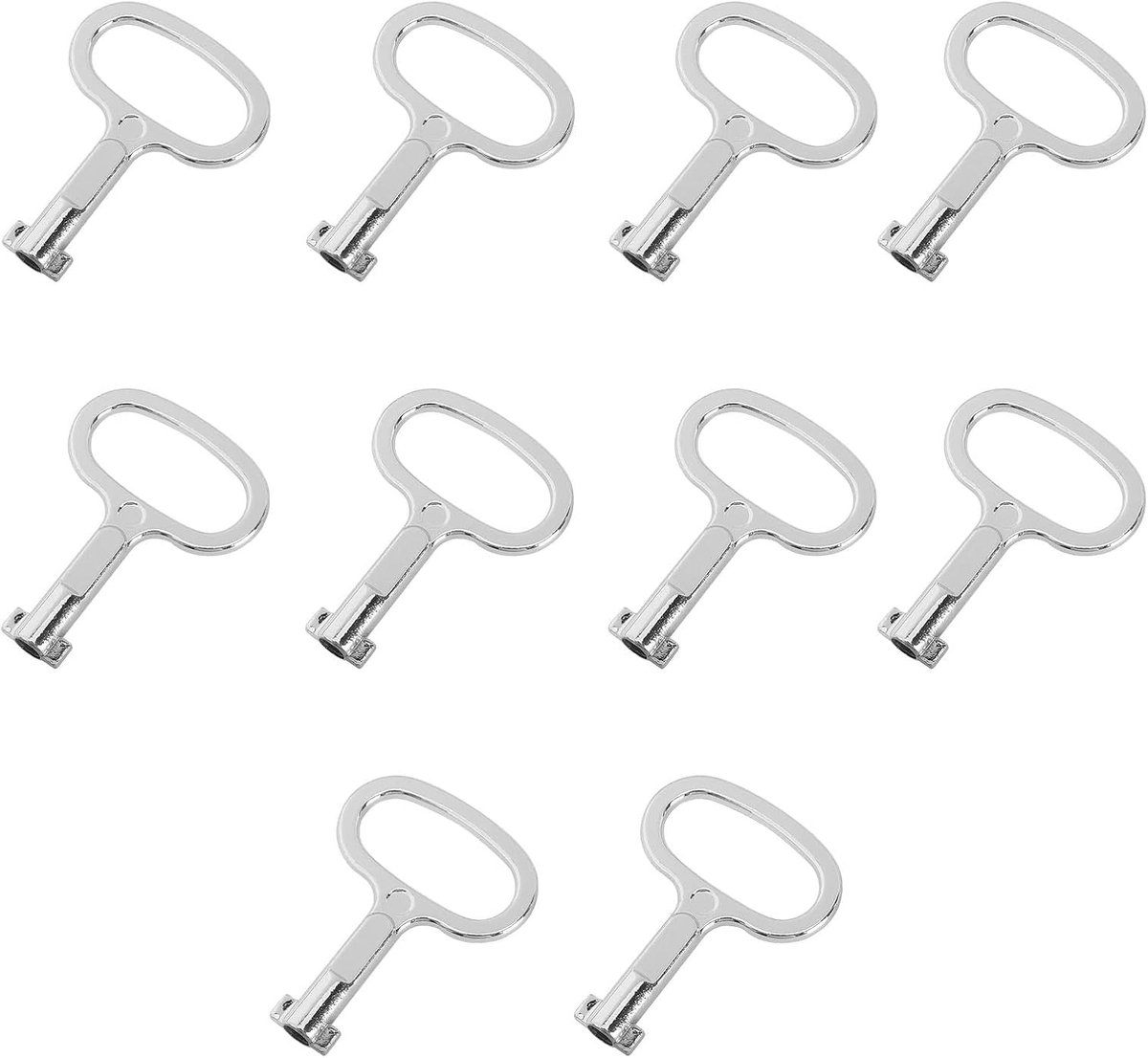 Schakelkastsleutel 10 stuks - Aluminiumlegering - Lichtgewicht - Geschikt voor elektrische kast - ShopVlot