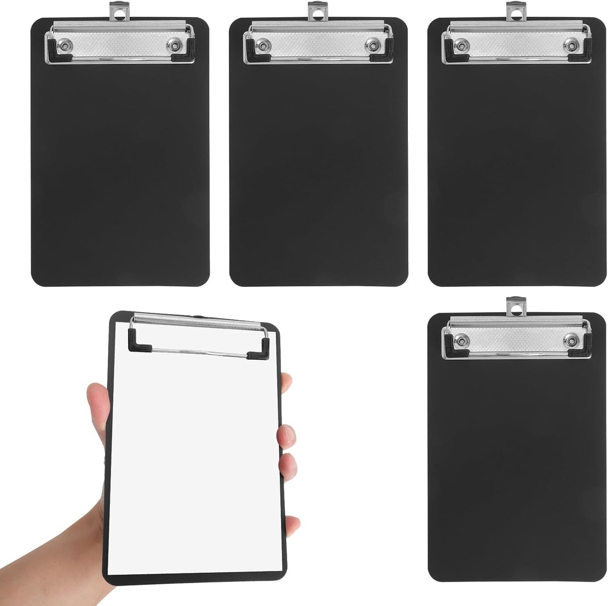 Klembord A6 Mini - kunststof - 2 stuks - ideaal voor kantoor en school - ShopVlot