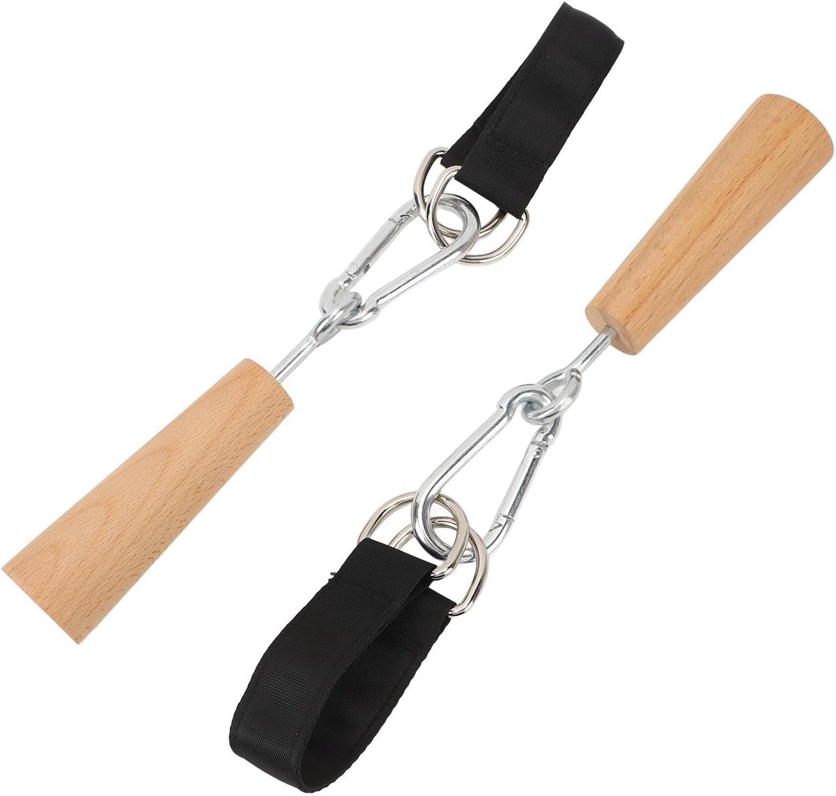 Pull-Up Handvatten - Houten - Versterkt grip en kracht - Ideaal voor training - ShopVlot
