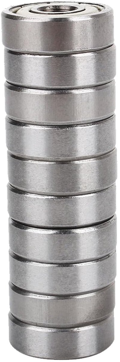 Miniatuur lagers 5x16x5mm - metalen afscherming - vermindert wrijving - geschikt voor diverse machines - ShopVlot