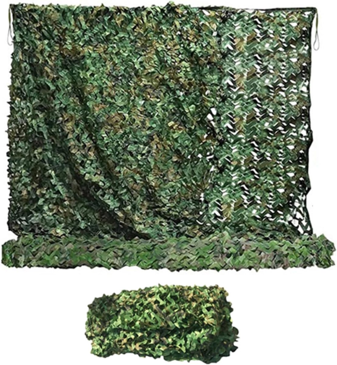 Camouflagenet 4 x 5 m - tweelaags polyester - duurzaam met roosterstructuur - ideaal voor jacht - ShopVlot