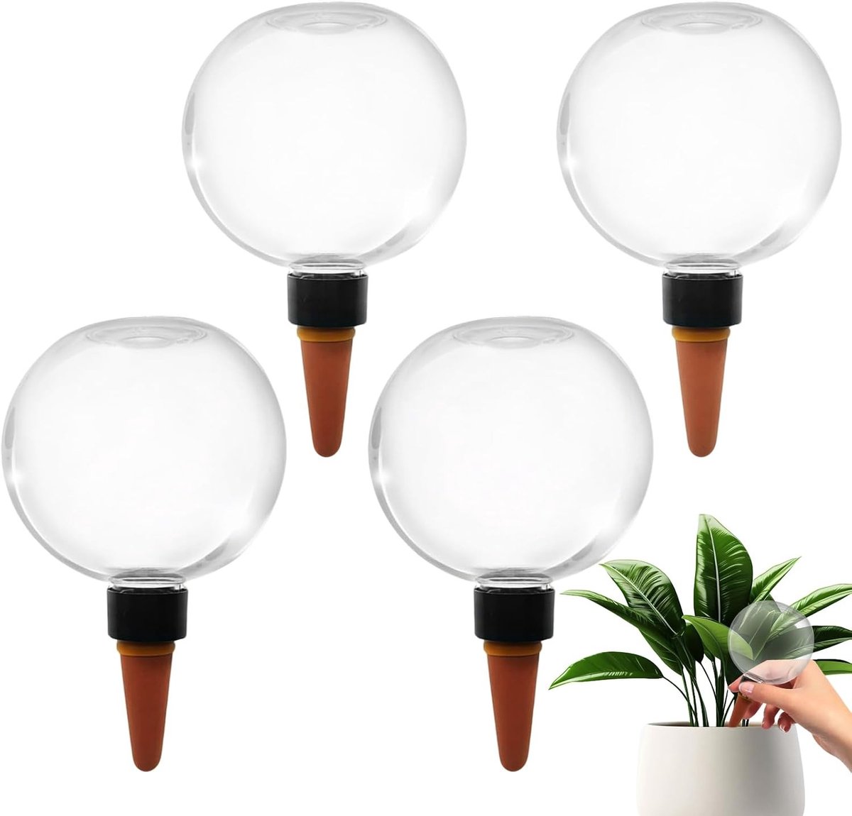 Irrigatieballen - Transparant - 500 ml - Automatische Plantenbewatering - Voor Kamer, Balkon en Tuinplanten