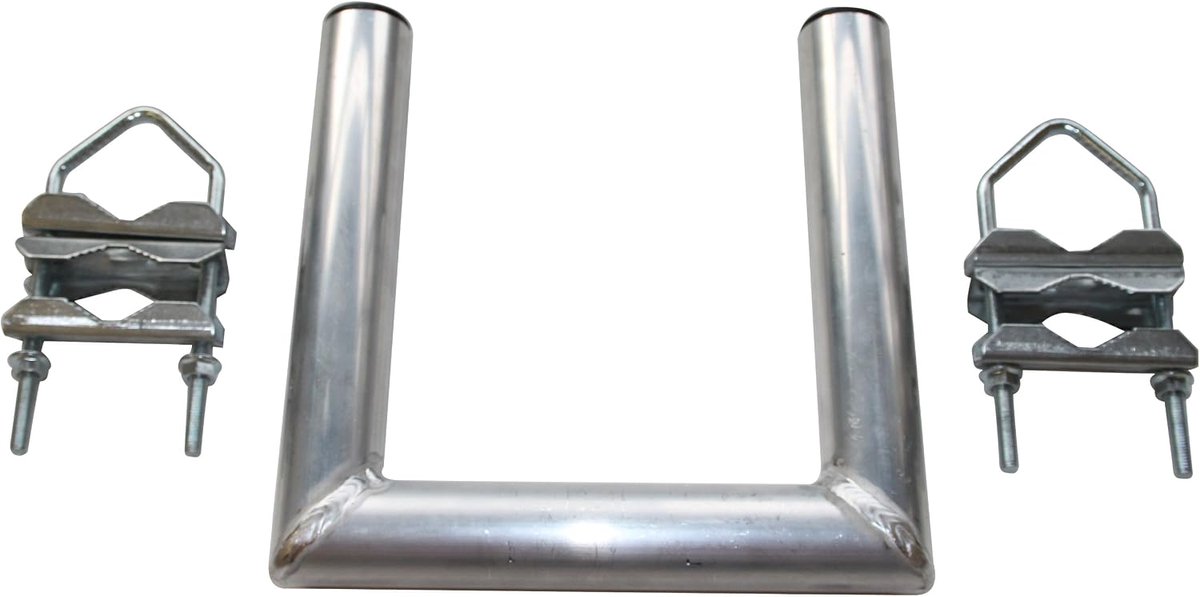 U-houder - aluminium - elegant ontwerp - geschikt voor wandmontage - ShopVlot