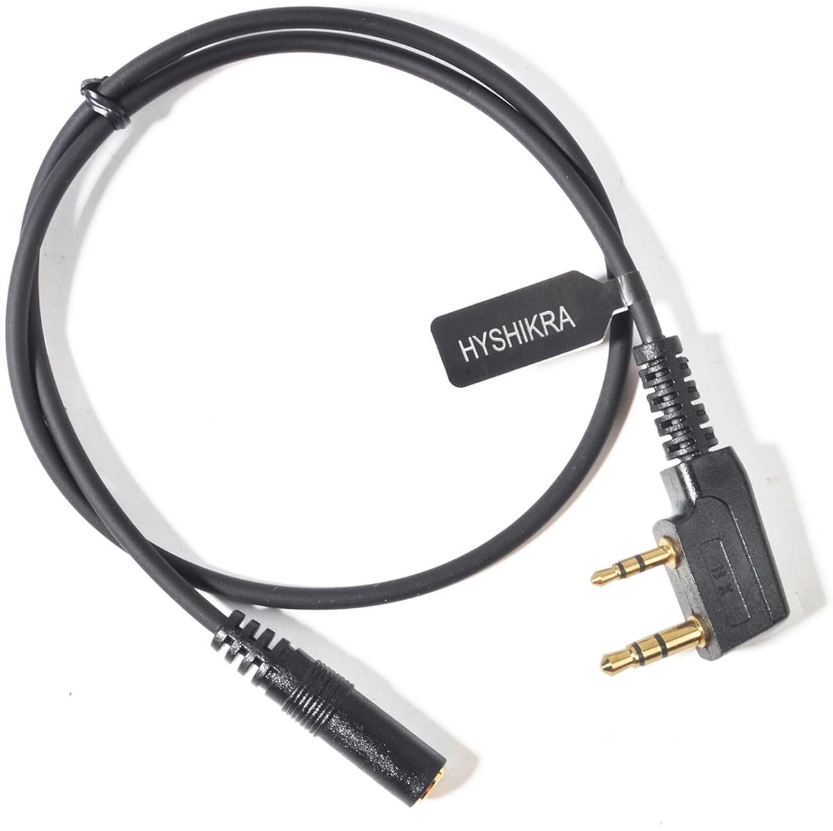 Universele 2-weg radio audio adapter kabel 3,5mm female - 2-pins aansluiting - eenvoudig in gebruik - ShopVlot