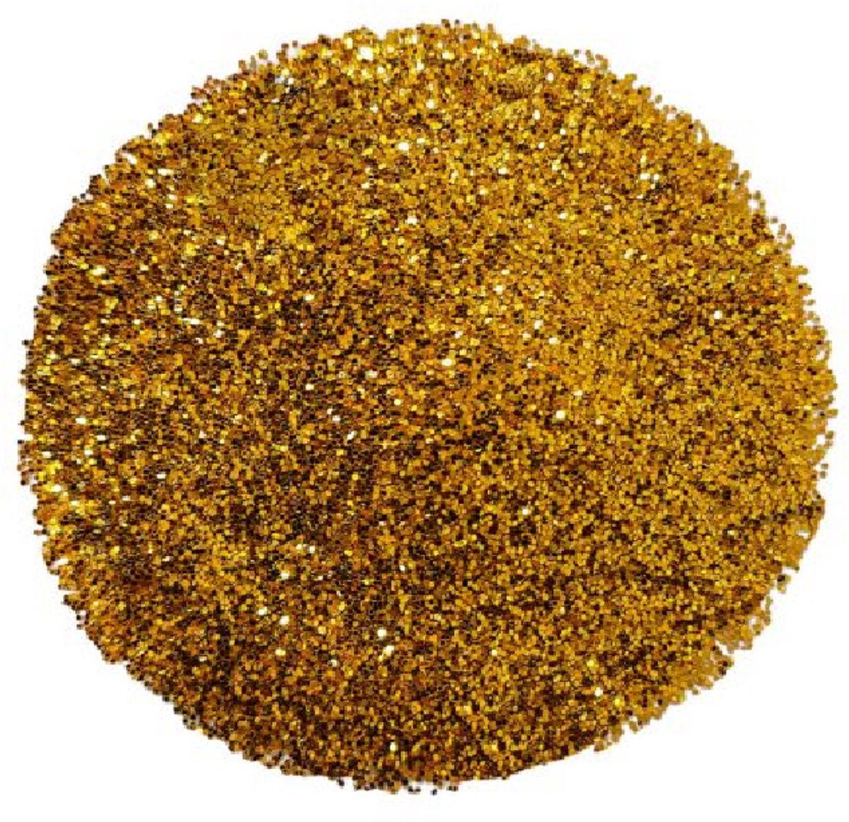 Deco - glitter sterren goud - 2 potjes