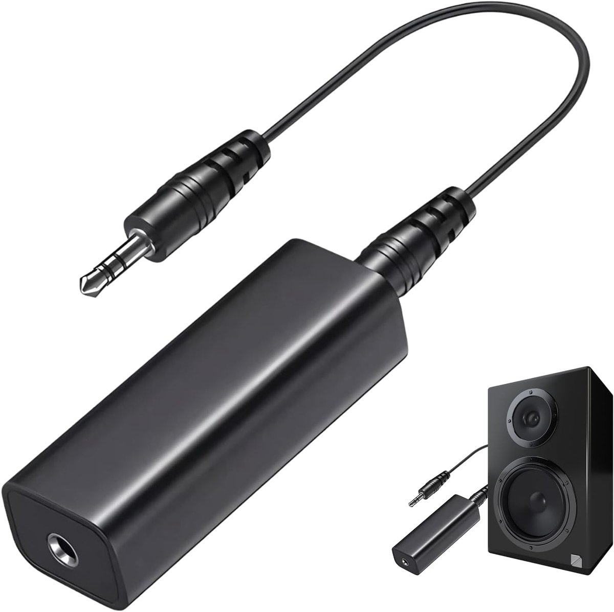 Anti-interferentie filter 3.5 mm jack - geluidsisolator - voorkomt brom en ruis - voor heldere audio - ShopVlot