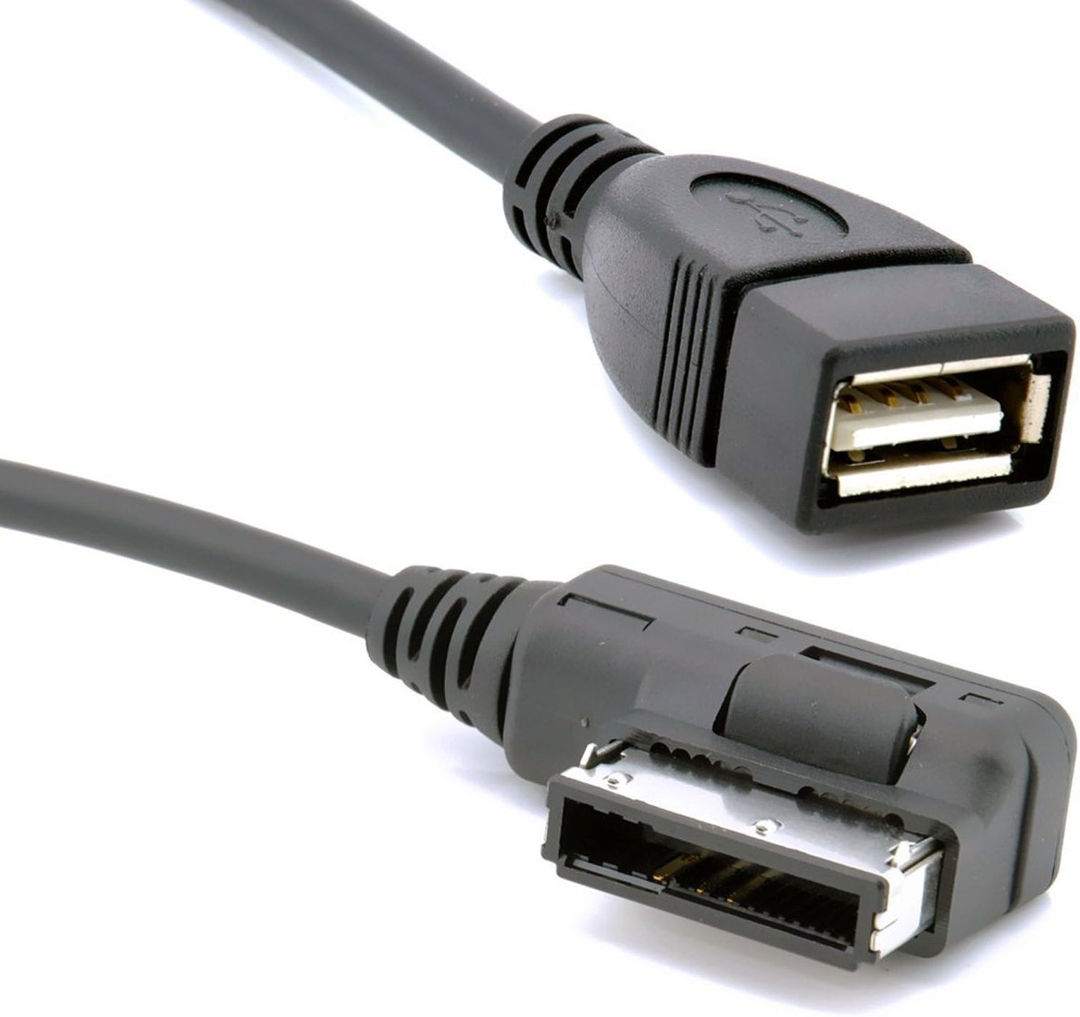 USB naar AUX kabel - Media In adapter - Geschikt voor Audi en Volkswagen - Verbind USB met auto - ShopVlot