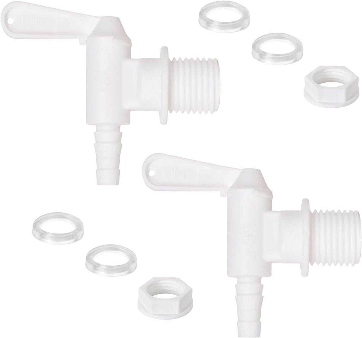Bierafvoer Kraan - Plastic Tap - 2 Stuks - Perfect voor Thuisbrouwerij - ShopVlot