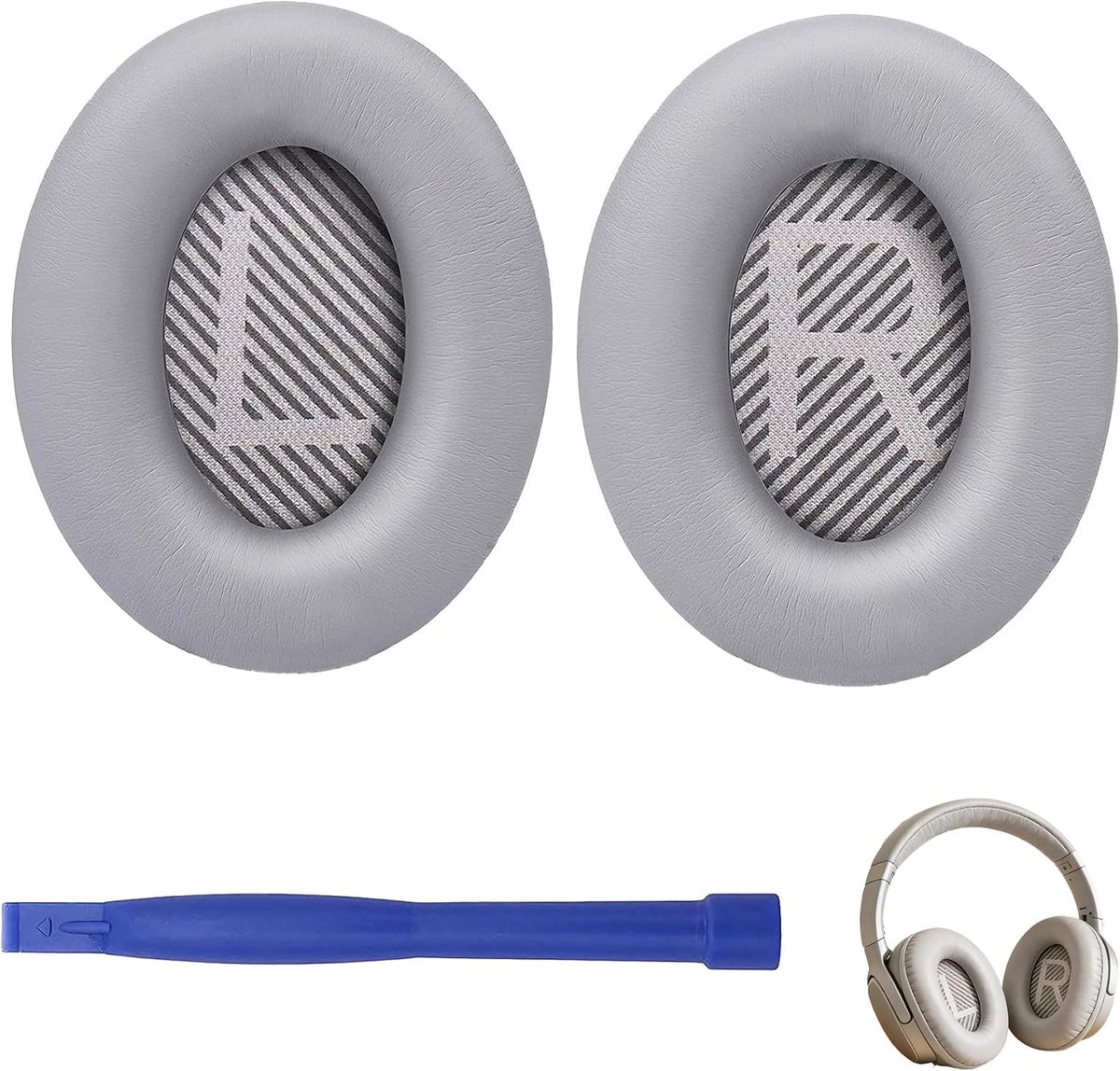 Oorkussens vervangend voor Bose QC35 - Geheugenfoam - Verbeterde geluidsisolatie - Langdurig comfort - ShopVlot