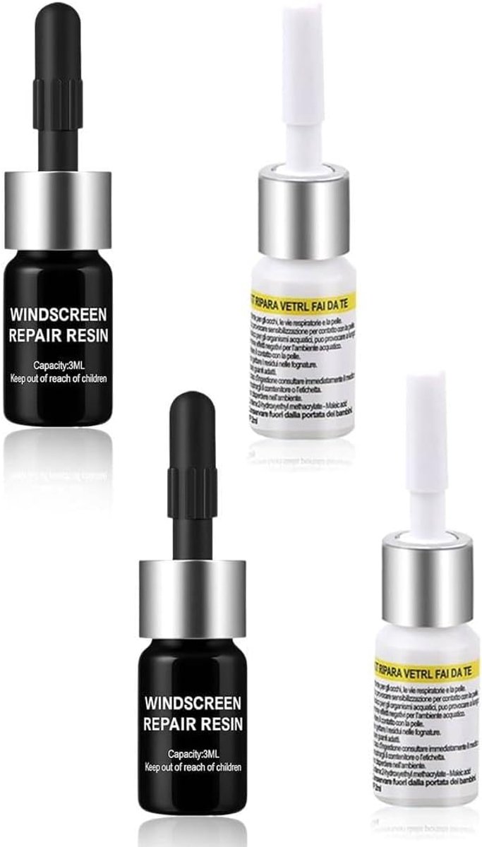 Autoruit reparatieset - Kit voor krassen en barsten - Herstelt glashelderheid - Eenvoudig in gebruik - ShopVlot