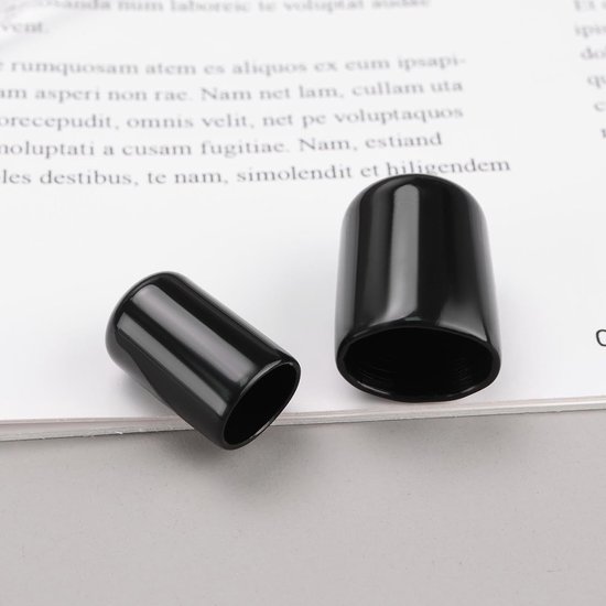 Snooker Tip - 20Pcs Rubber Beschermers - Voorkomt Schade/Scratch - Vochtbestendig - Stofbescherming - Diverse Maten (10mm/12mm/13mm/14mm) - Billiard Tip — afbeelding 3