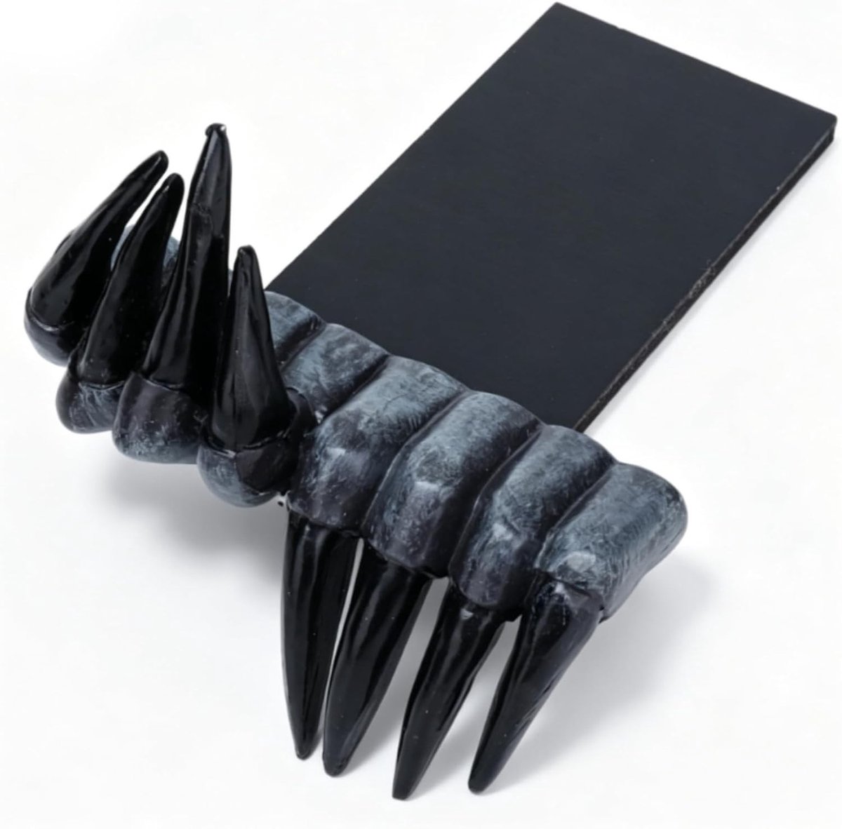 Griezelige Demon Hand Boekenlegger, 3D Synthetische Hars Ornament voor Thriller Fans, Uniek Cadeau voor Boekliefhebbers en Kunstenaars