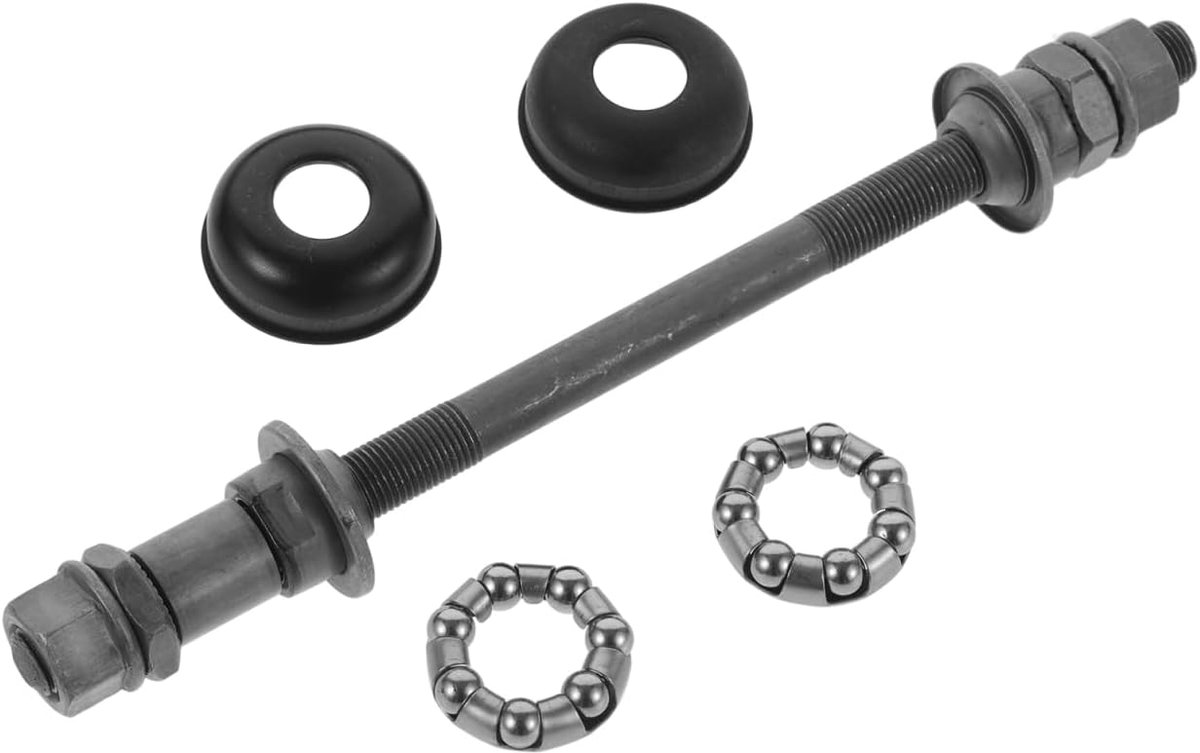 Fiets achteras 10 x 180 mm - robuuste titaniumlegering - efficiënt kogellager - optimale mountainbike prestaties - ShopVlot
