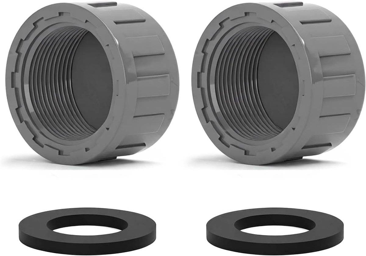 Afdop voor buizen 25mm - PVC - lekdicht met rubberen pakking - voorkomt lekkages - ShopVlot
