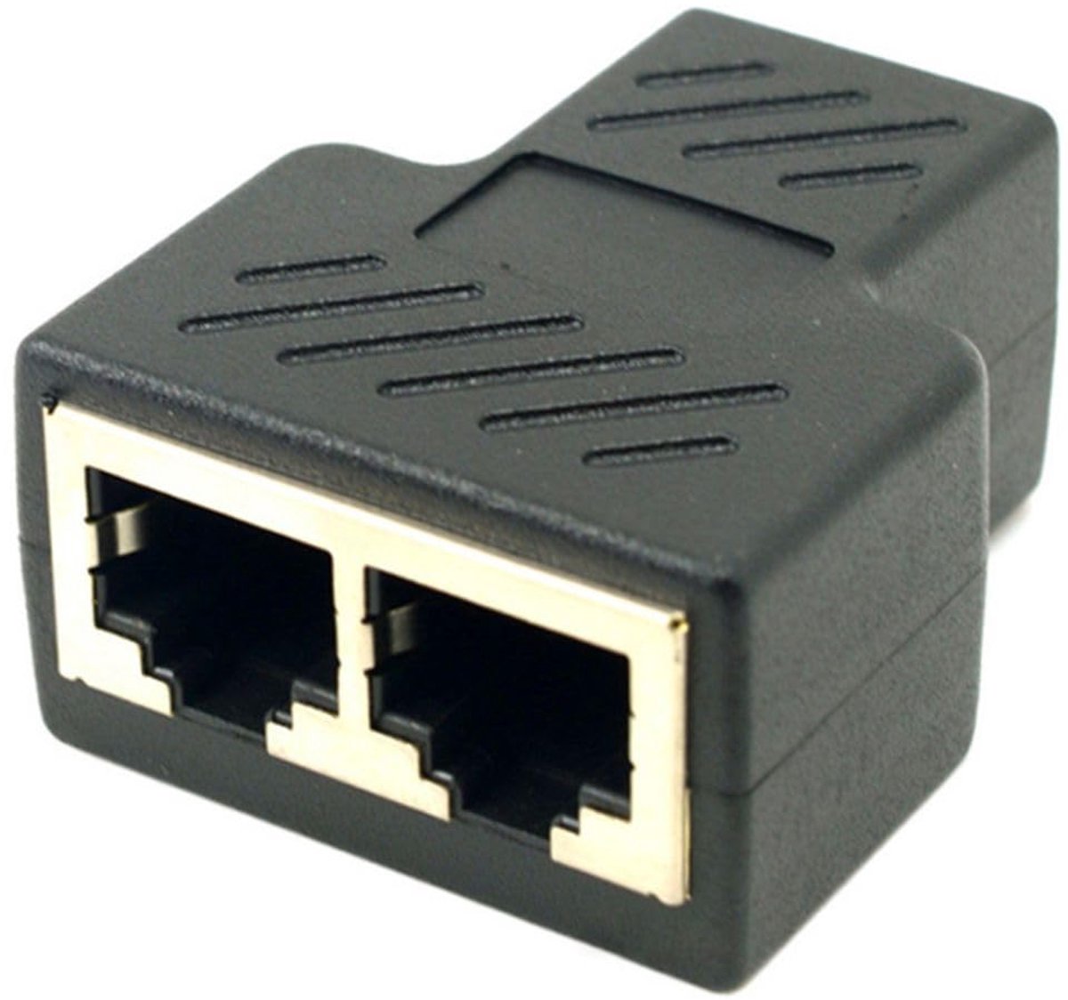 Netwerk splitter RJ45 - Cat6 kabel - Dubbele aansluiting - Eenvoudige verbinding voor meerdere apparaten - ShopVlot