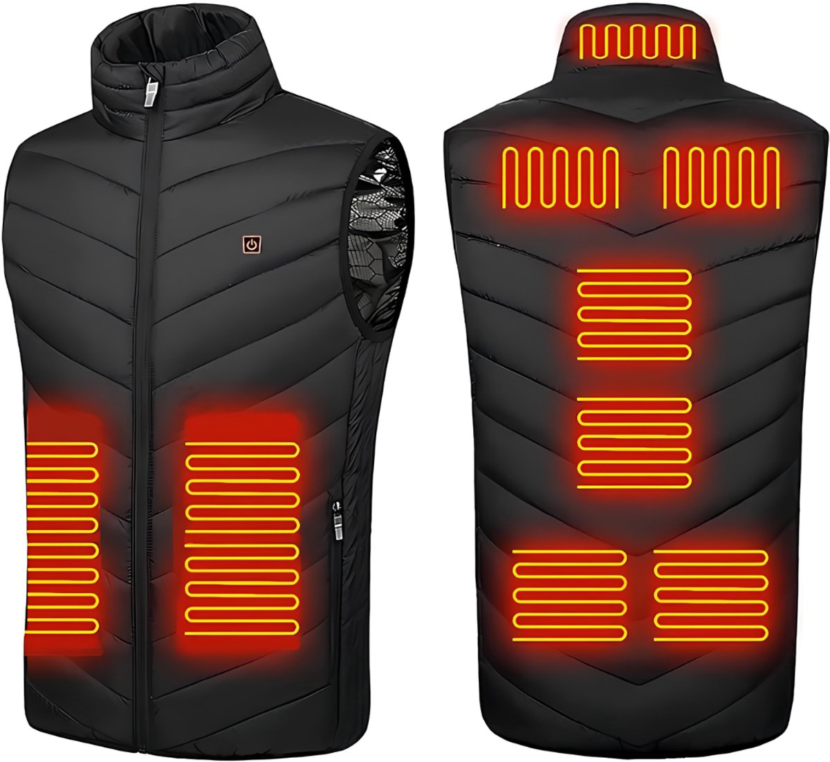 VLSelect® Verwarmde Bodywarmer - Verwarmde Kleding - Electrisch Verwarmd