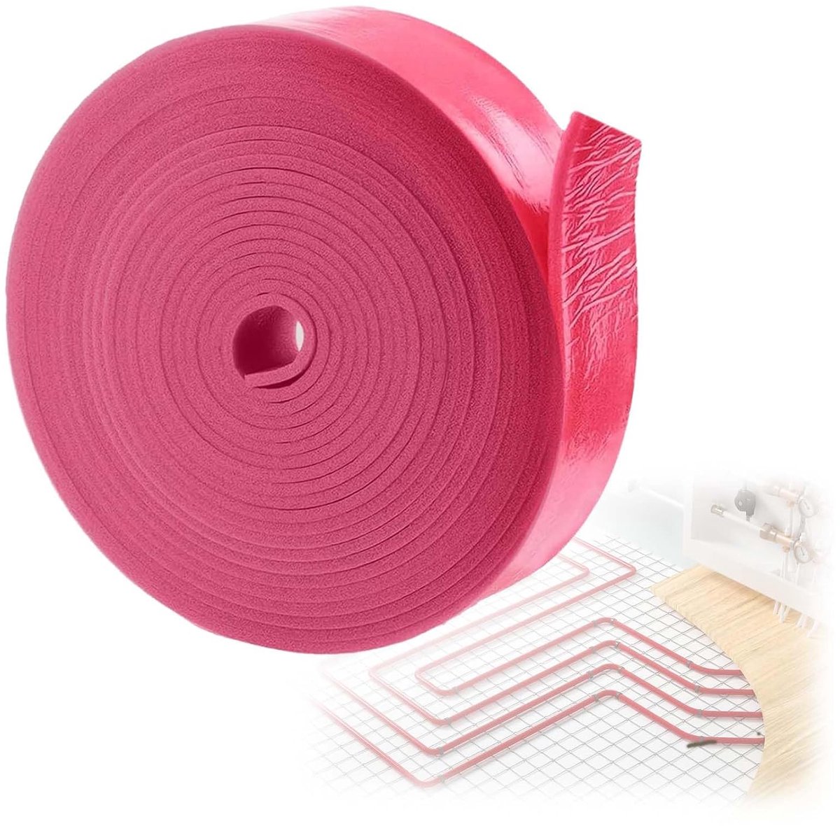 Weld Insulation Strips Self-Adhesive 5 cm x 5 mm x 20 m - ShopVlot
