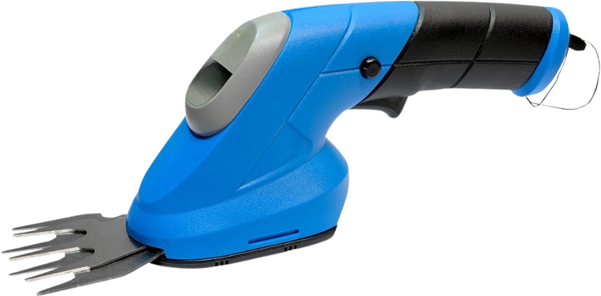 Ploutos® Grastrimmers Met Accu - Draadloze Grasschaar voor Dik Gras - Draadloze Accu Grasschaar - Blauw - 37cm x 8cm x 11cm