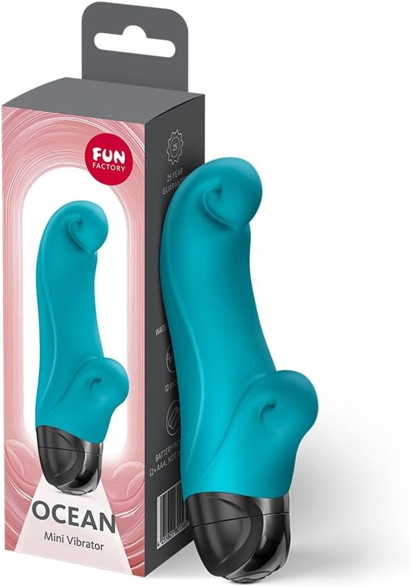 Fun Factory Ocean Mini-Vibrator voor Vrouwen G-Spot & Clitoris Stimulatie - ShopVlot
