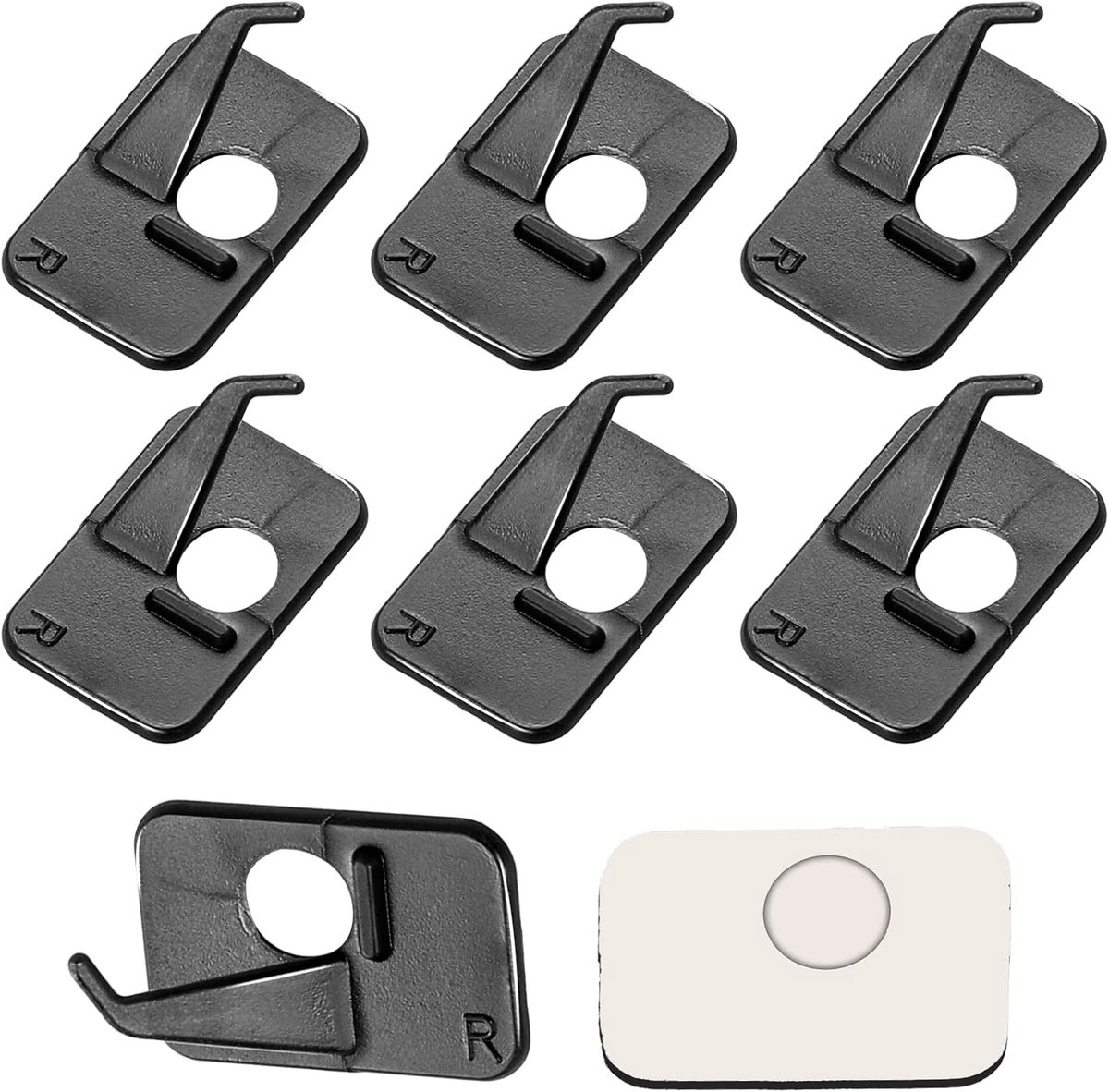 6pcs Arrow Rest for Recurve Bow, Plastic Archery, Arrow Rest for Composite Bows, Black Recurve Bow Arrow Rest with - ShopVlot