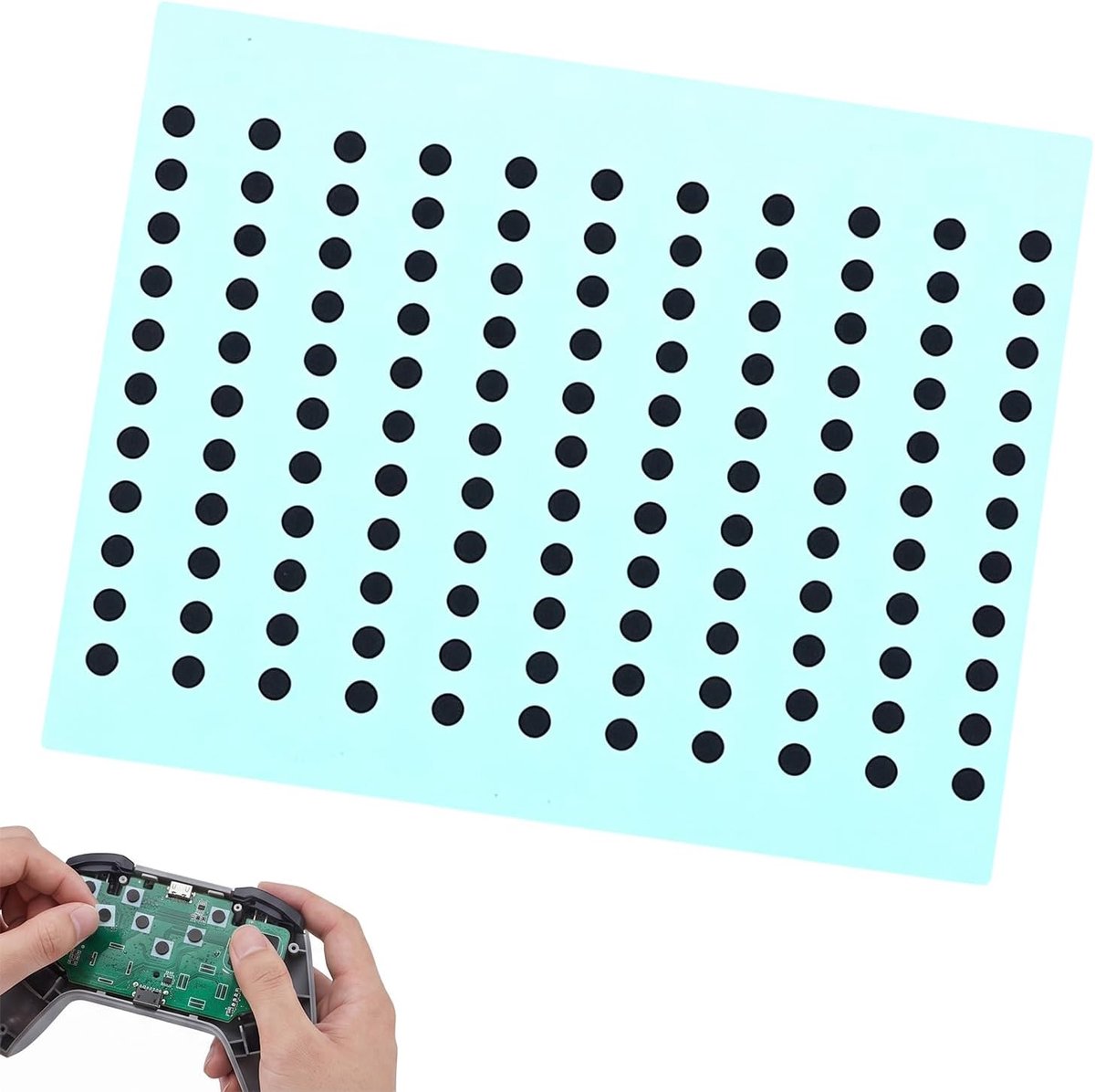 121 stuks 3 mm ronde geleidende pads, geschikt voor het herstel van de functionaliteit van de toetsen van de - ShopVlot