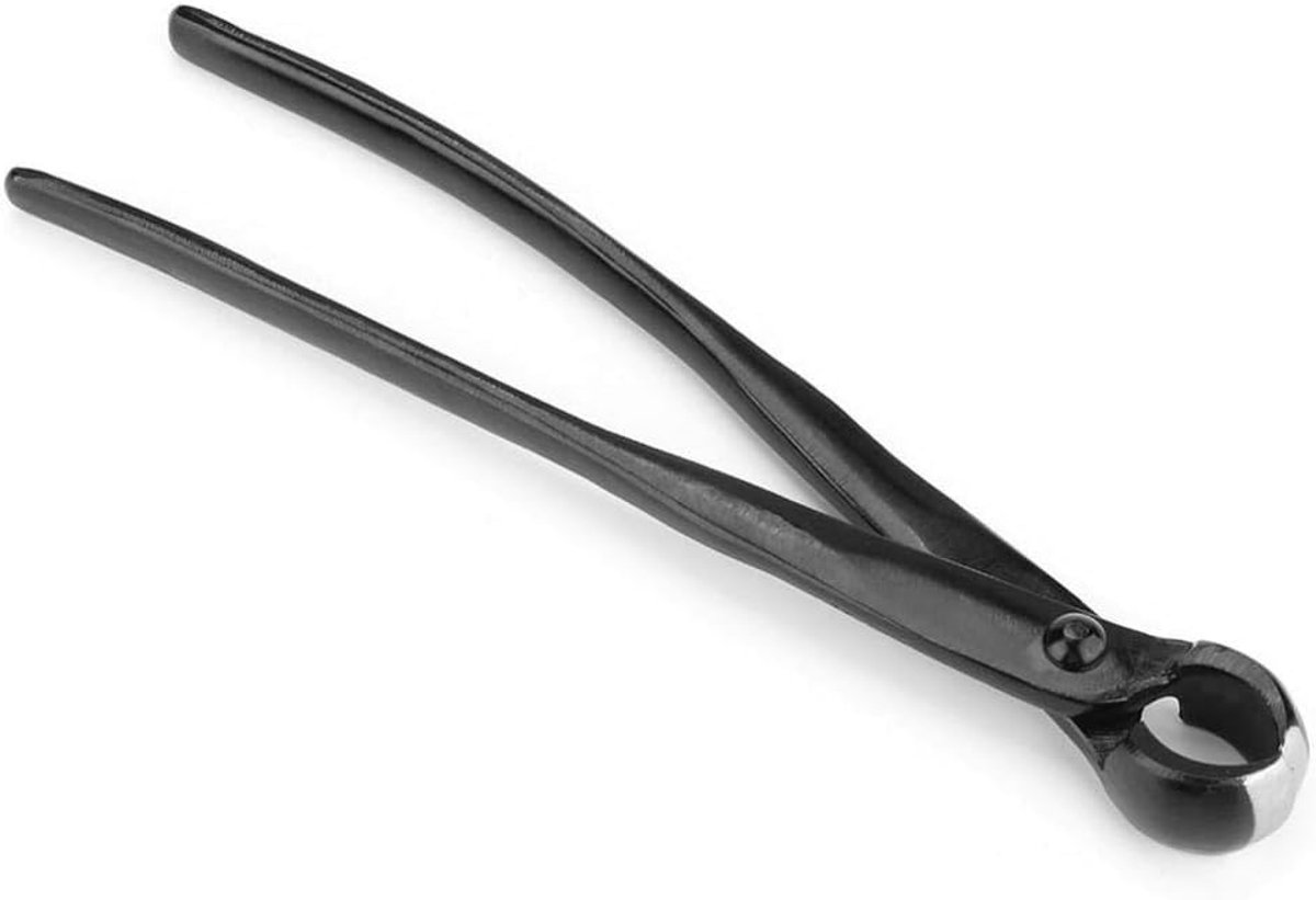Nikou Professional Round Concave Spacer Bar, Manganese Steel Alloy, Knob Branch Garden Bonsai Tools (210mm) - ShopVlot